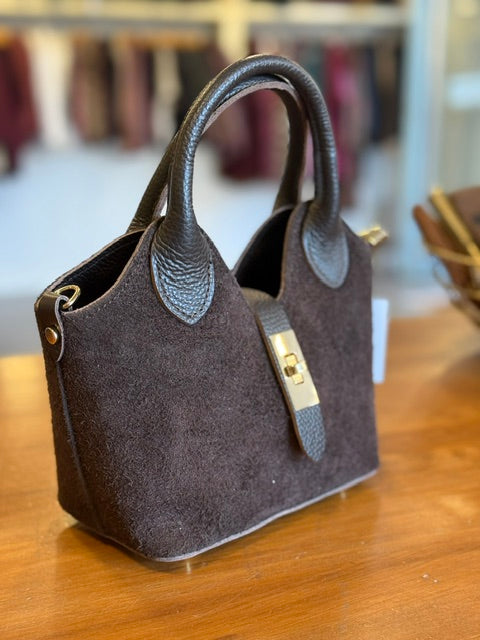 Bolso Canasta Marrón