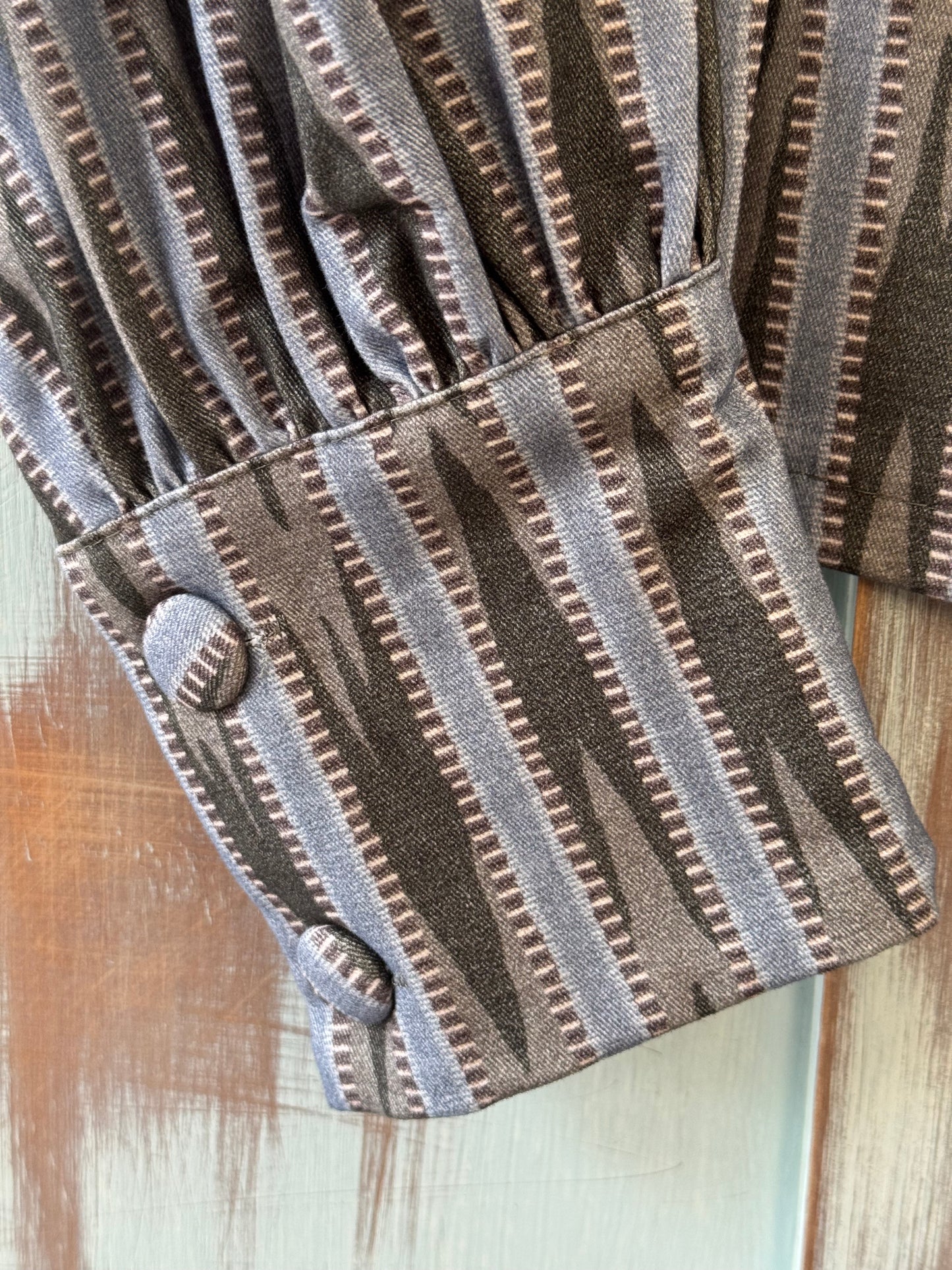 Chaqueta Leonor Gris y Verde