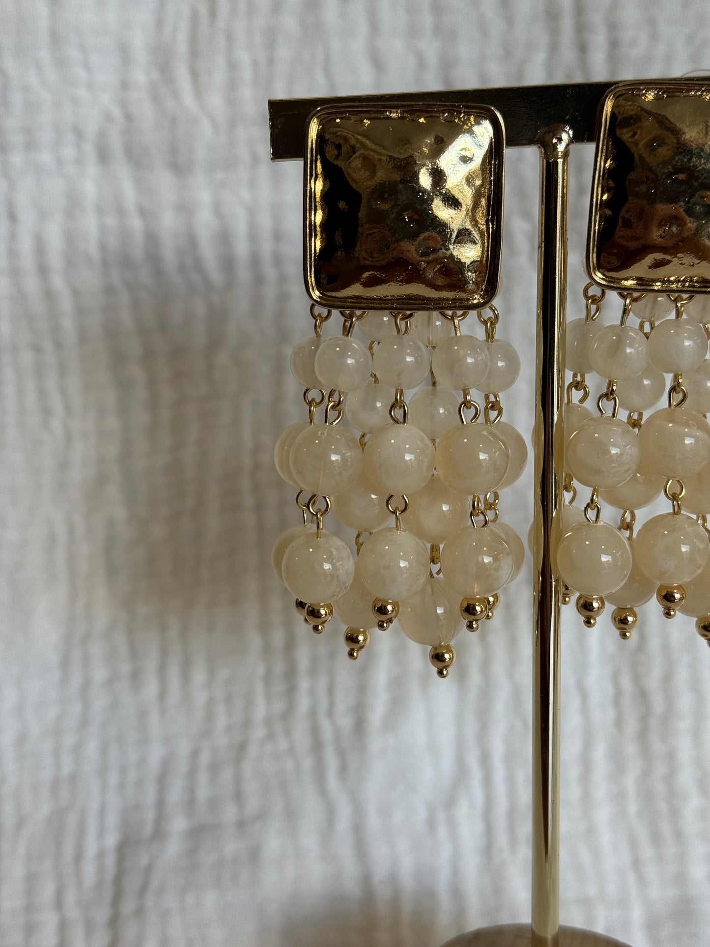 Pendientes Lucía Beige