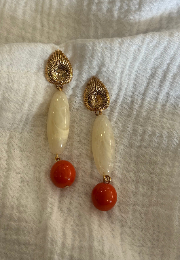 Pendiente Esperanza Beige