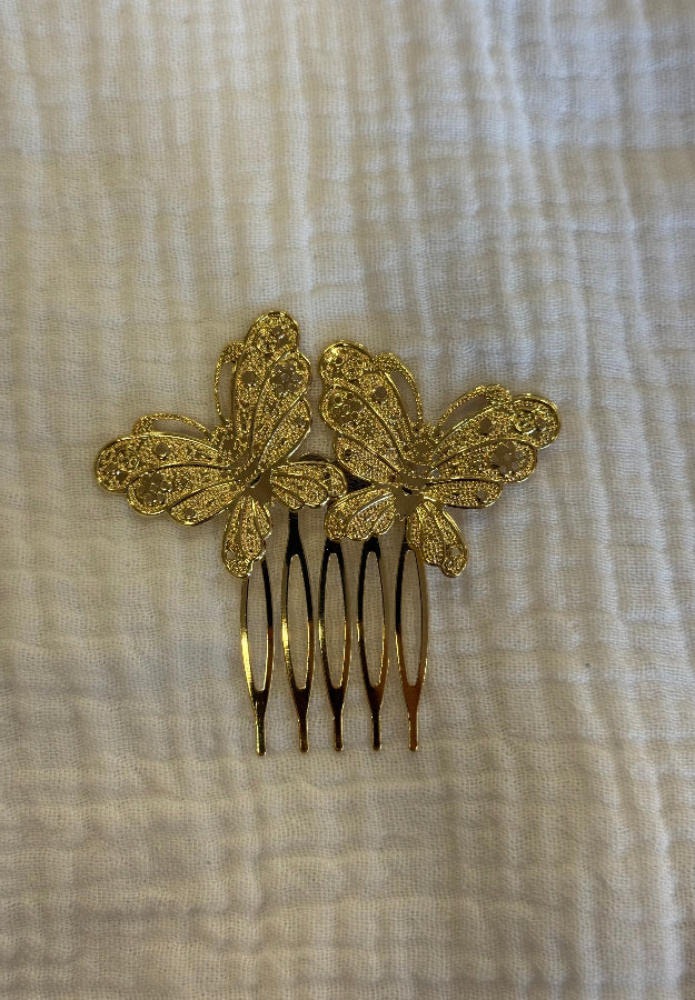 Peinecillo doble mariposa