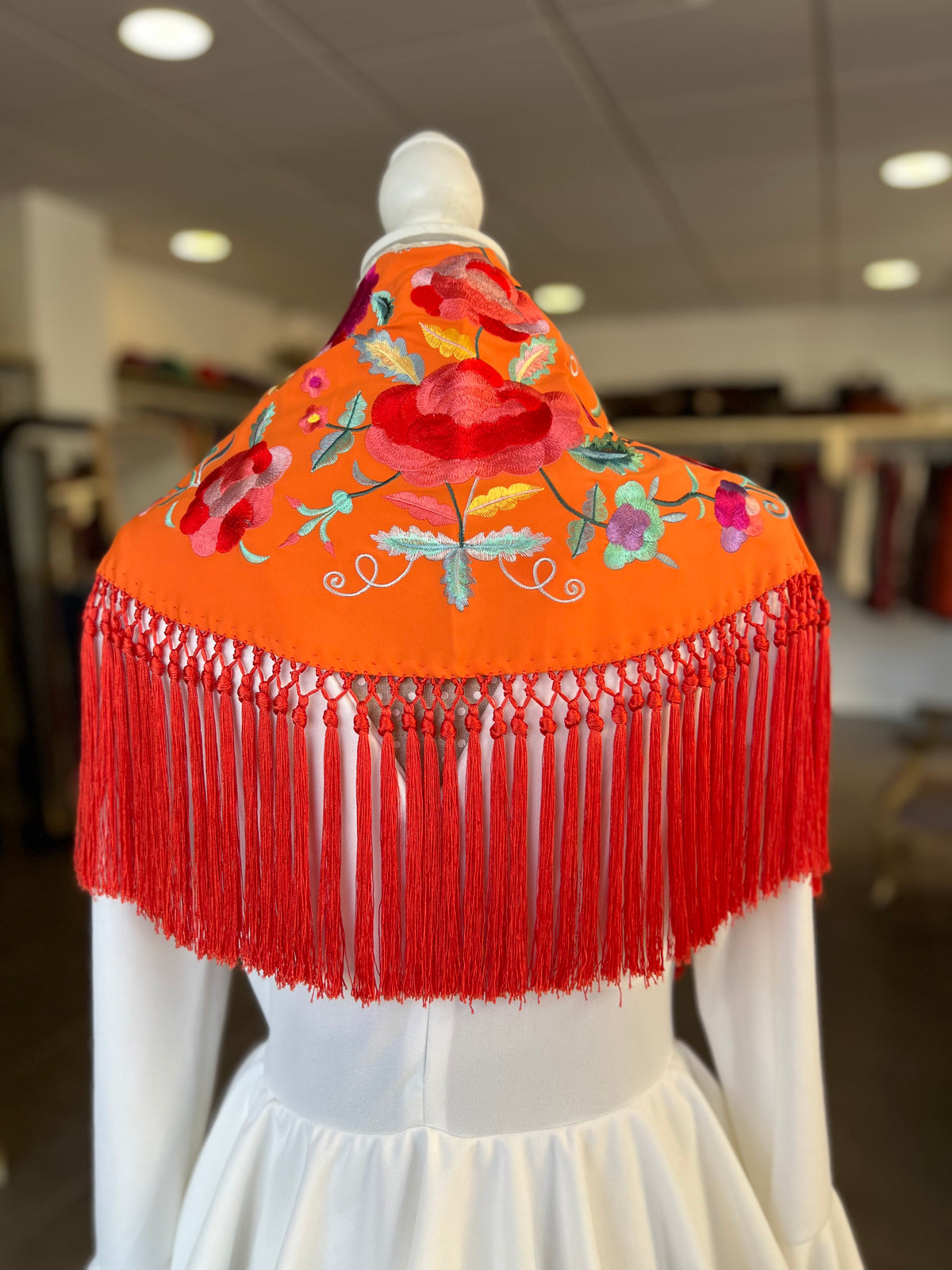 Mantón Carmen Naranja