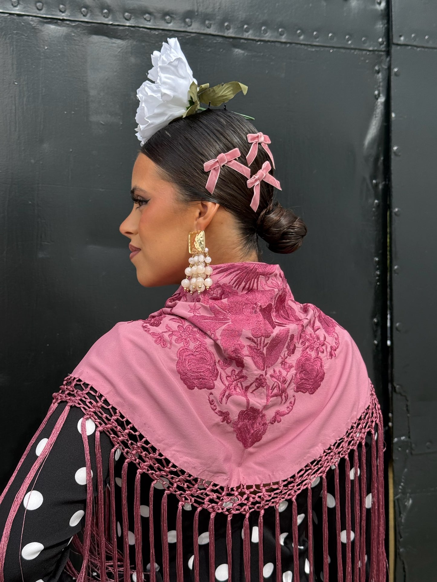 Mantón Esperanza Rosa