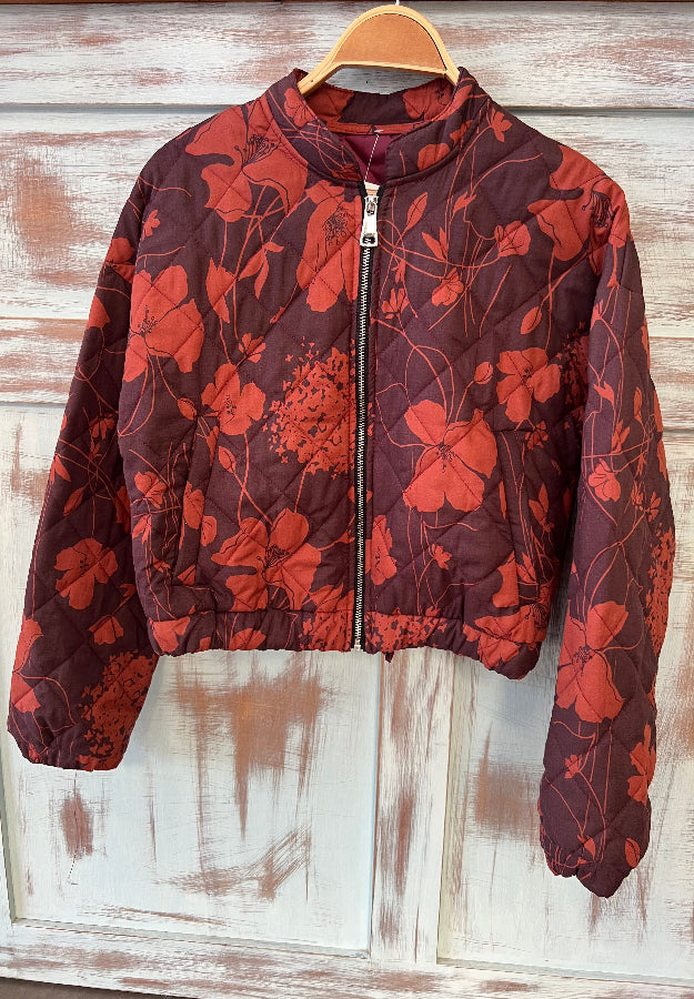 Bomber Amara Marrón y Naranja