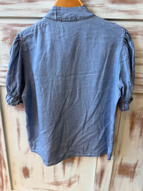 Camisa Vaquera Manga Corta