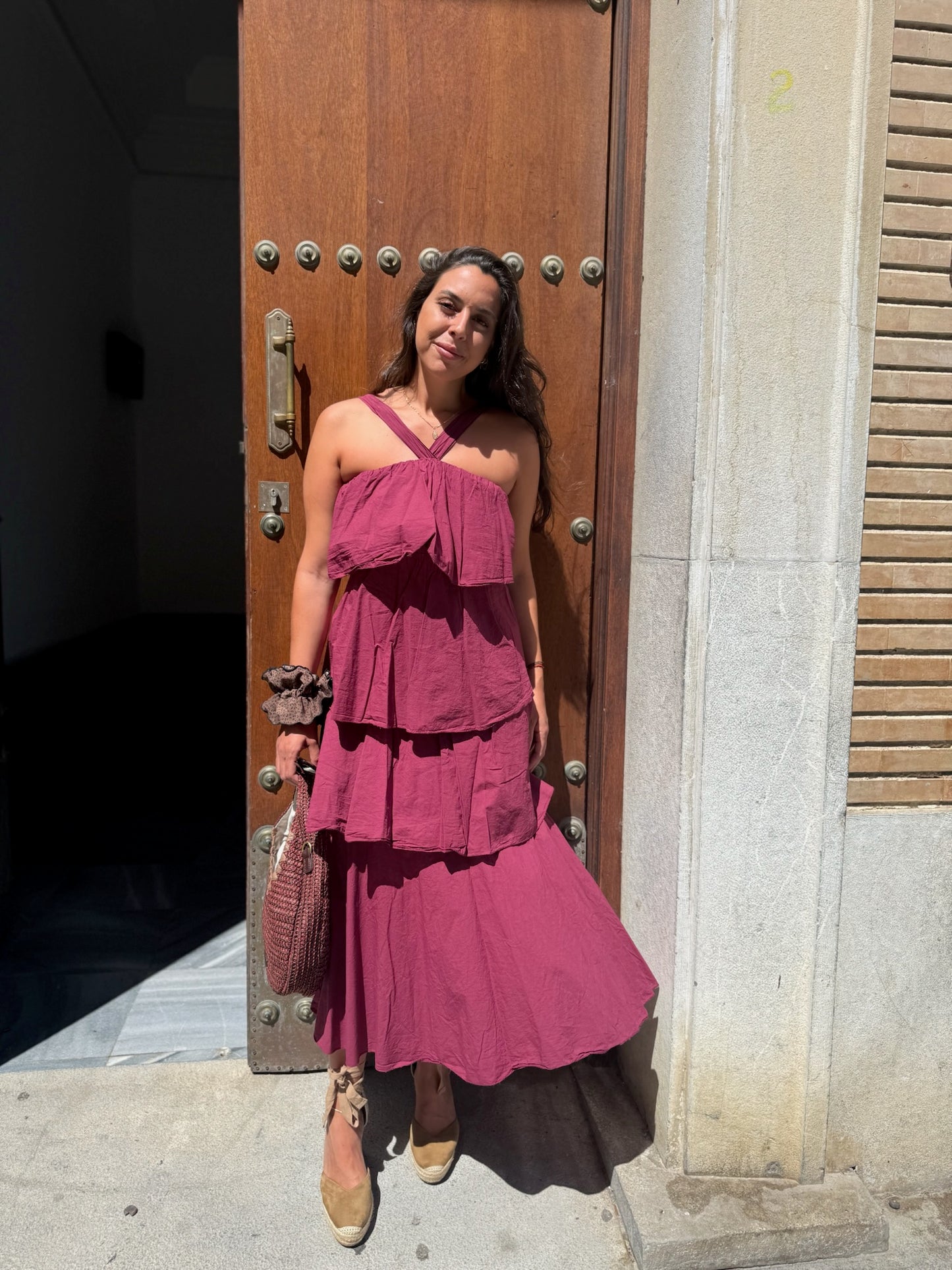 Vestido Gloria Burdeos