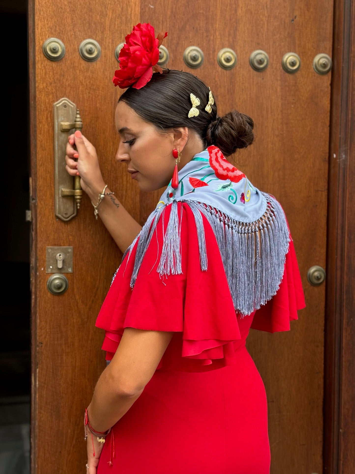 Mantón Mariana Celeste