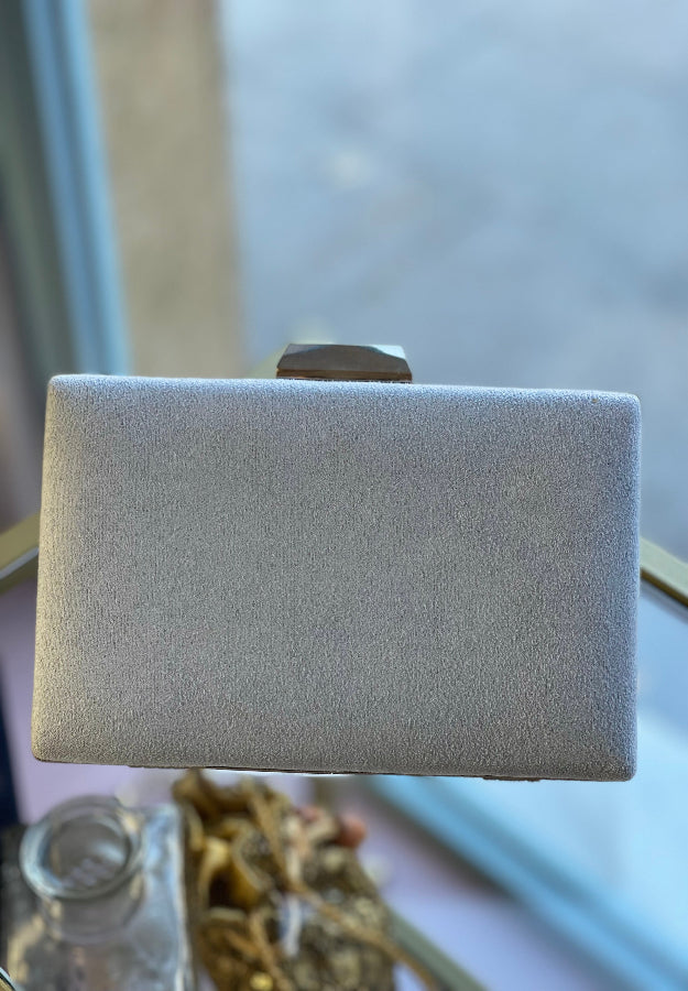 Cartera cuadrada celeste