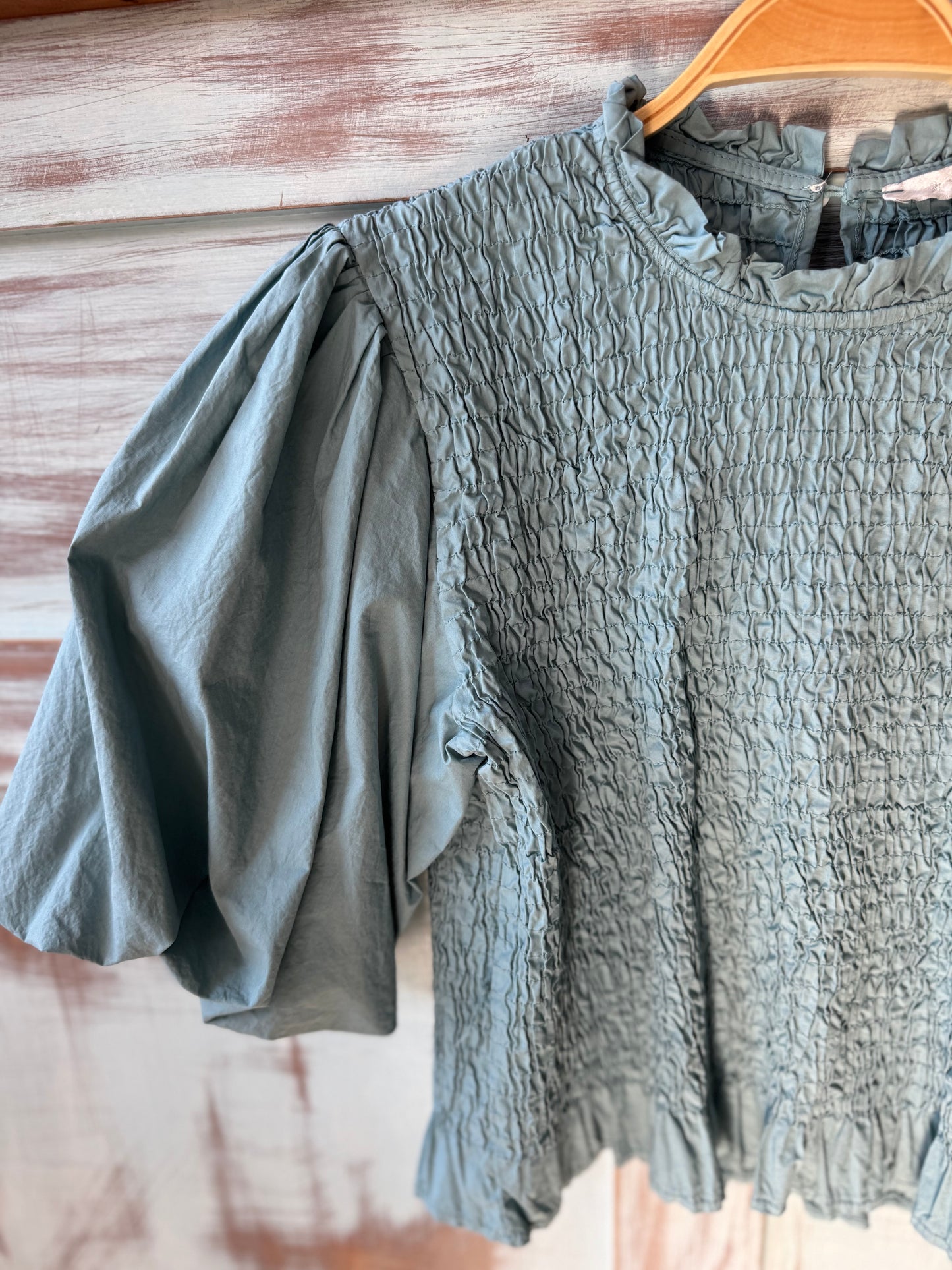 Blusa Gloria Verde Agua