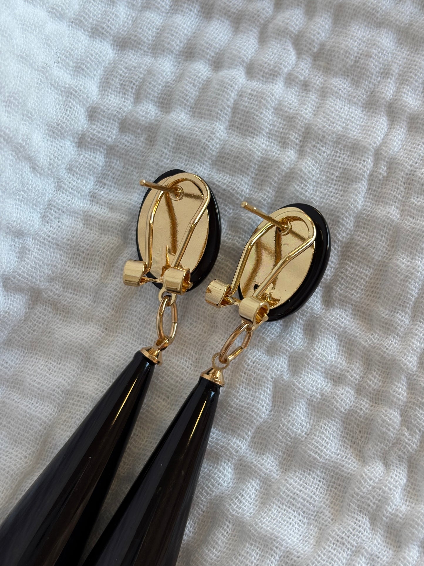 Pendientes Mery negros
