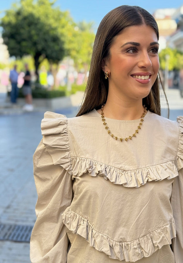 Blusa Alicia Beige