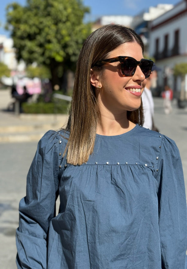 Blusa Carmen Azul