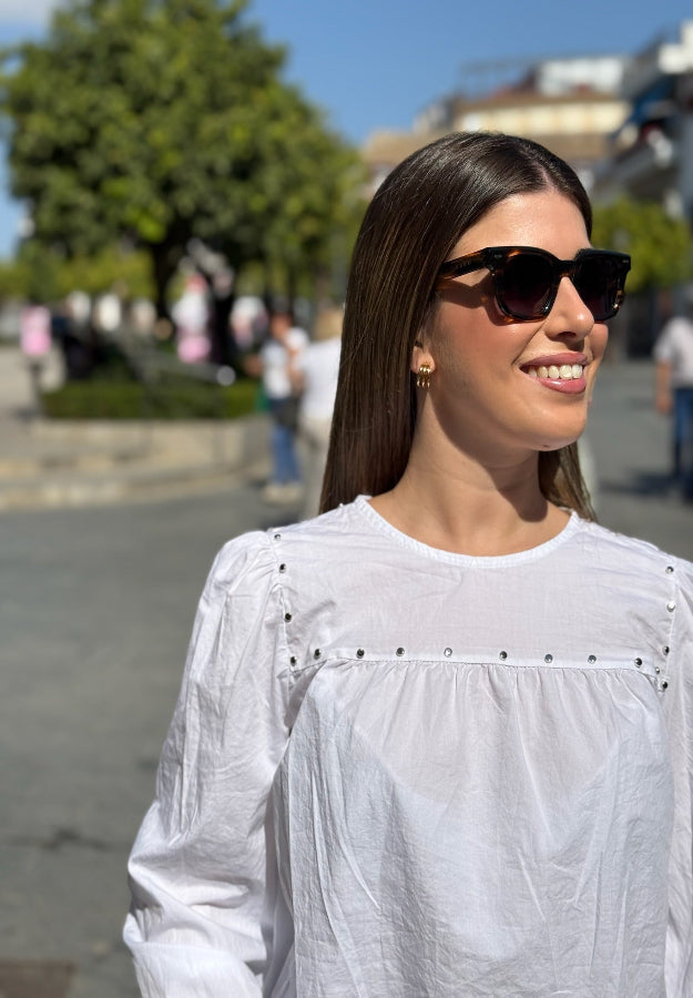 Blusa Carmen Blanca