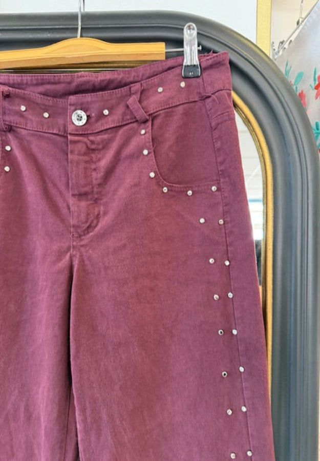 Pantalón Tacha Burdeos