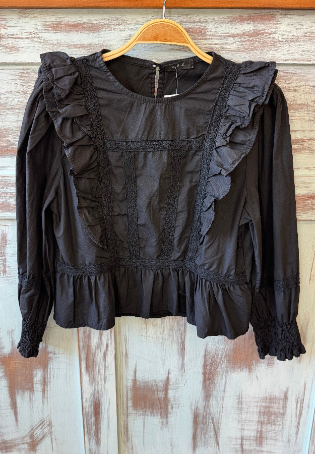 Blusa Elena negra