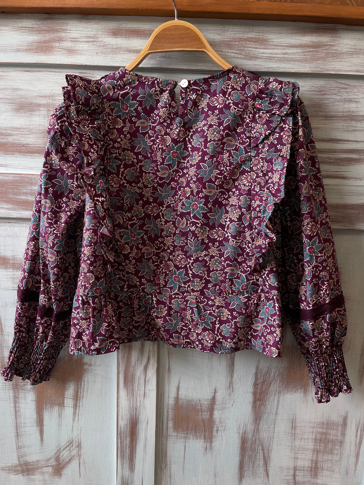 Blusa Carlota Burdeos