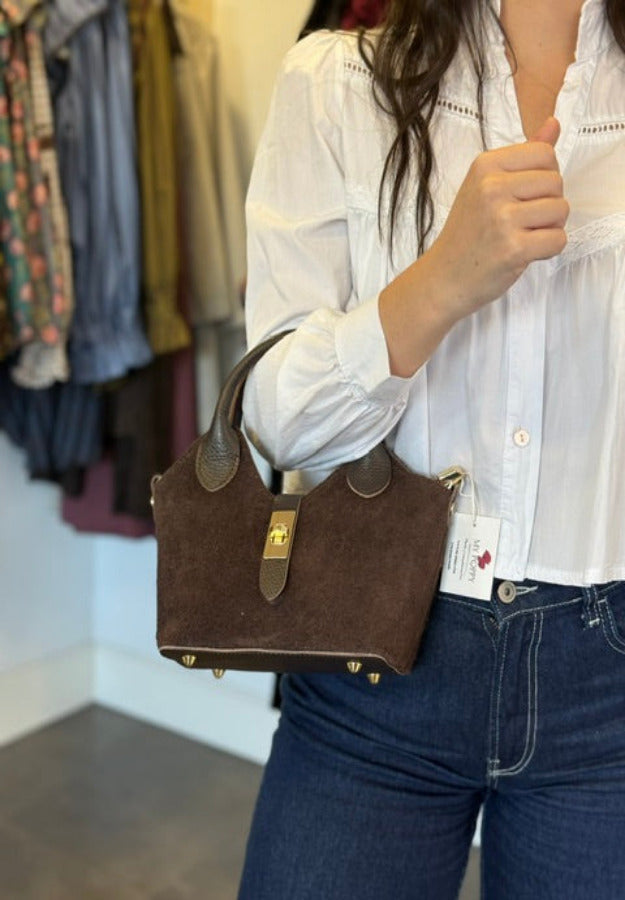 Bolso Canasta Marrón