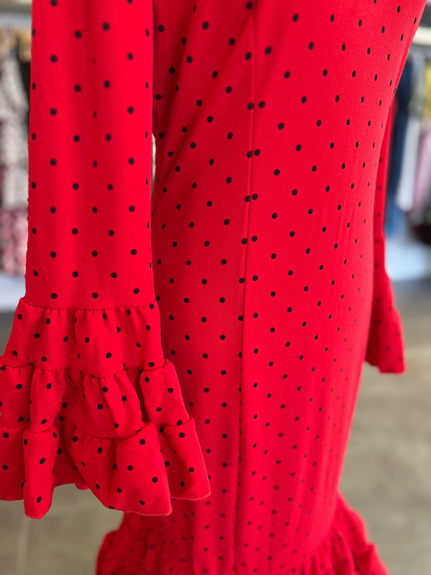 Traje Flamenca Rosario Rojo