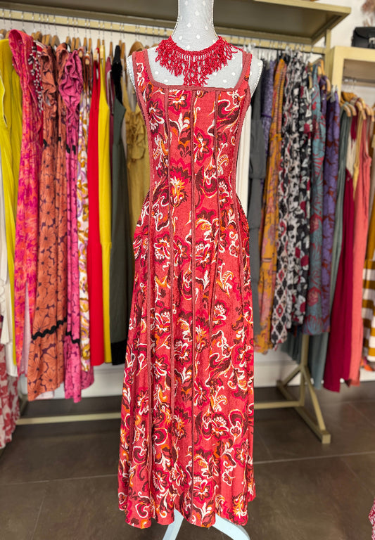 Vestido Leonor teja