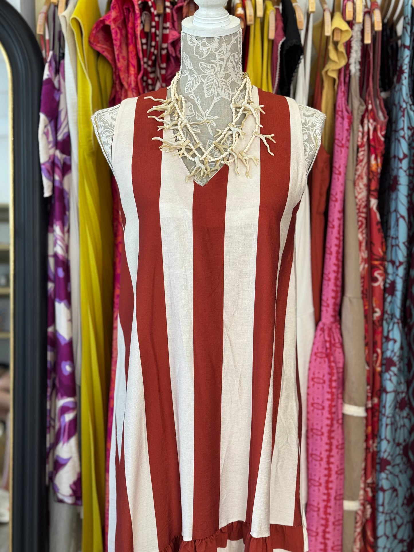Vestido Marta marron