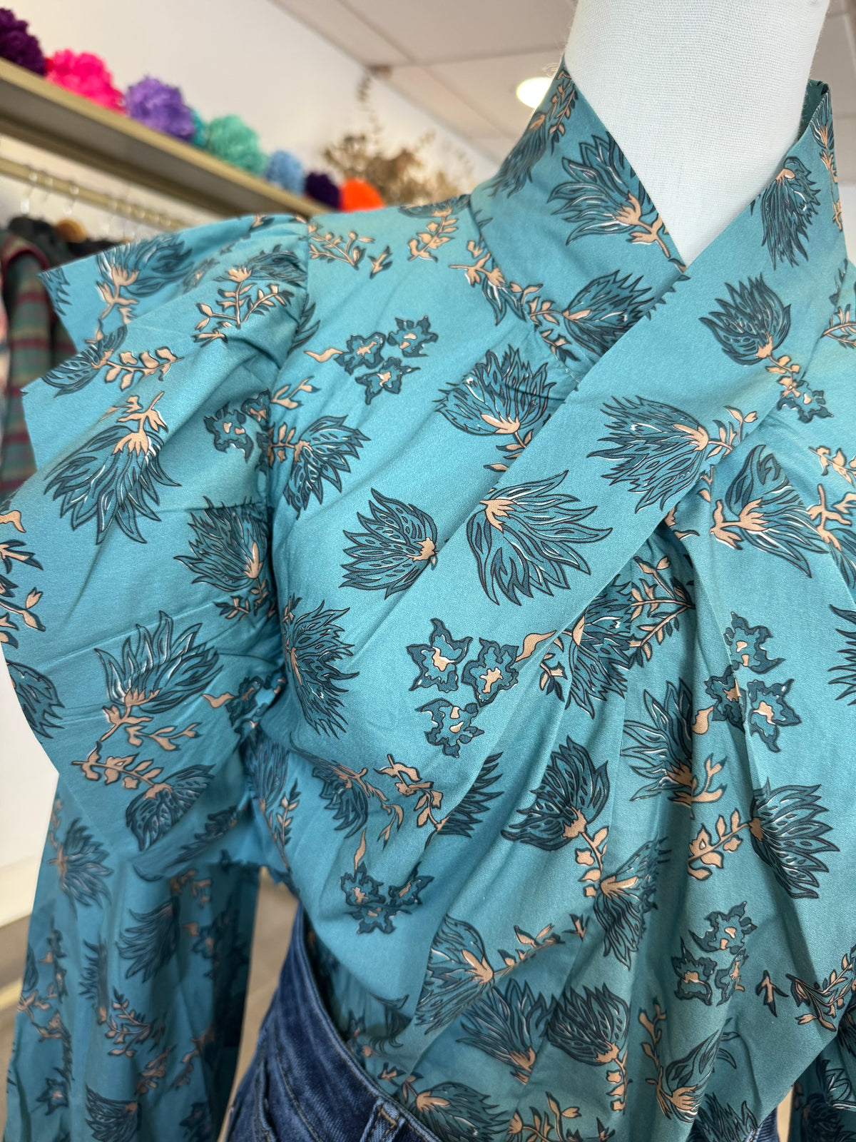 Blusa Lara Turquesa