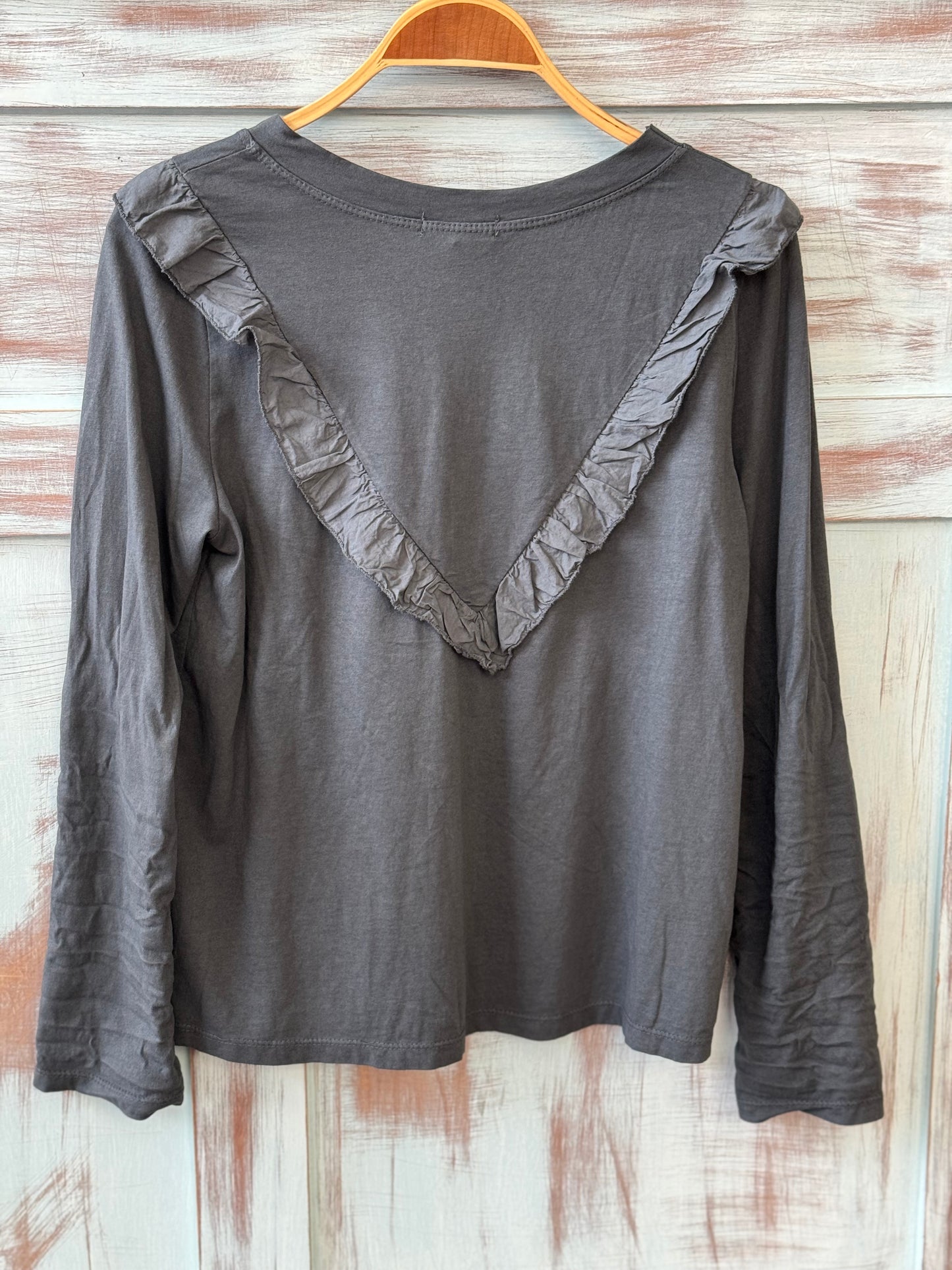 Camiseta Volante Gris