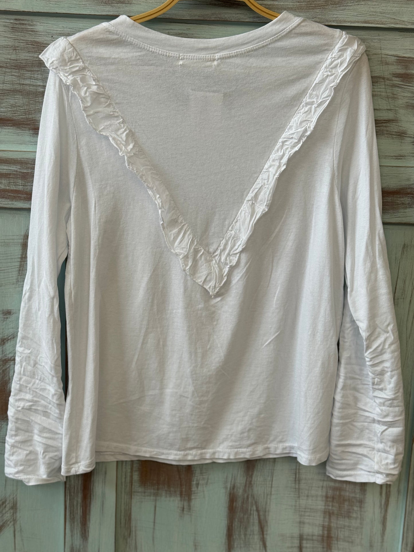 Camiseta Volante Blanca