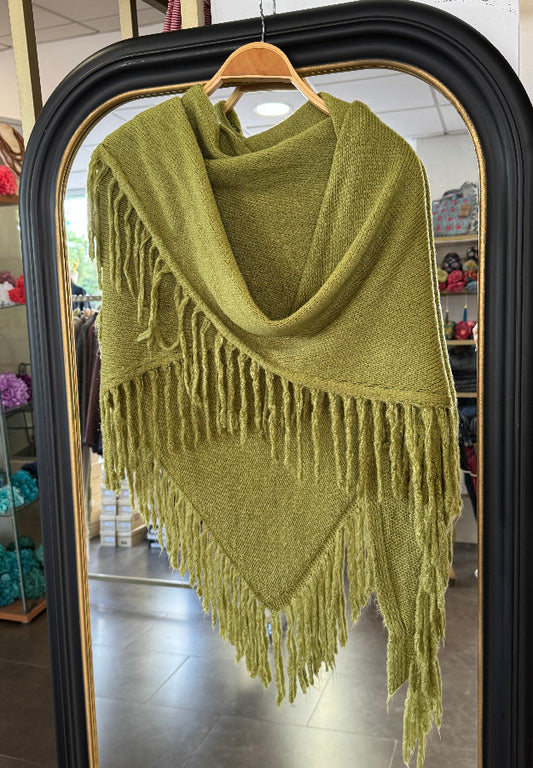 Poncho Verde Pistacho