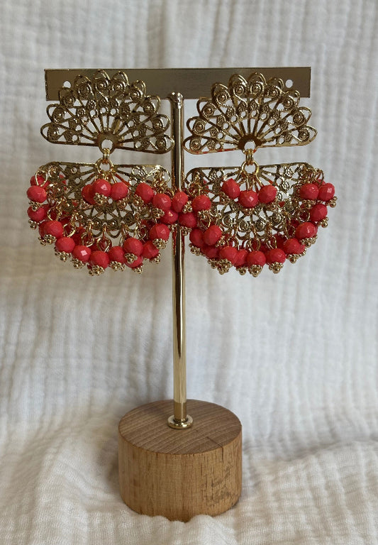 Pendiente Carmen coral