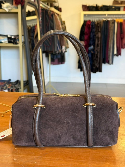 Bolso rectangular marrón
