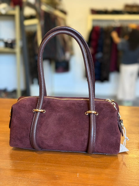 Bolso rectangular burdeos