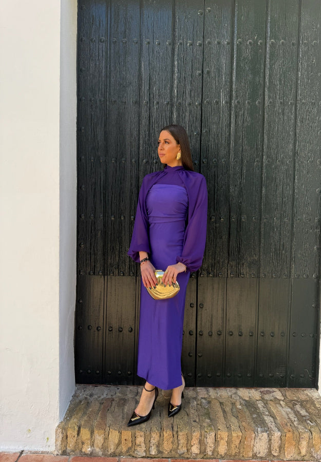 Vestido Catalina morado