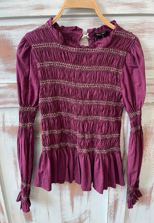 Blusa Africa Burdeos