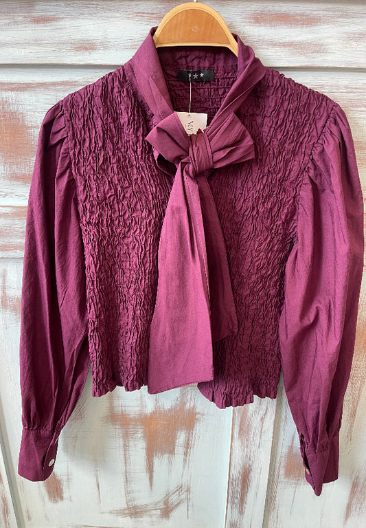 Blusa Alma Burdeos