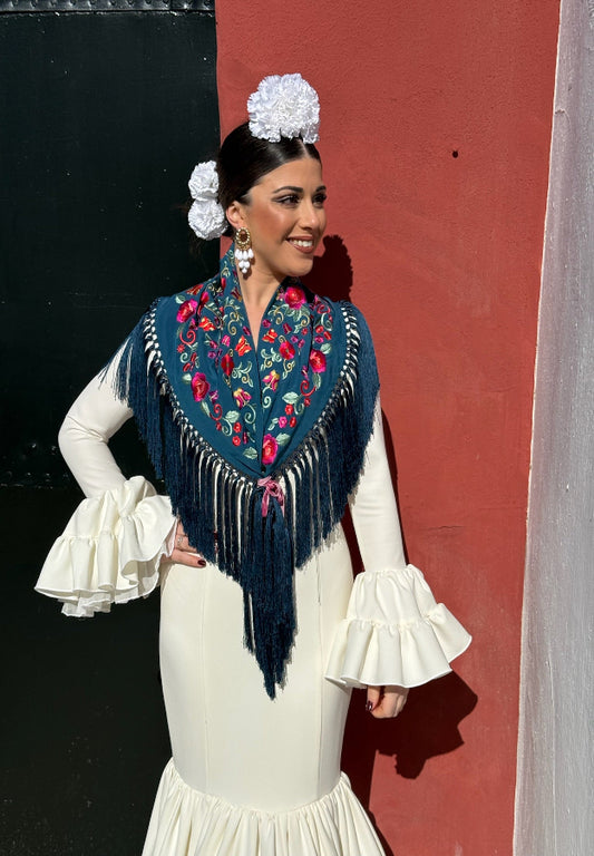 Mantón María petróleo