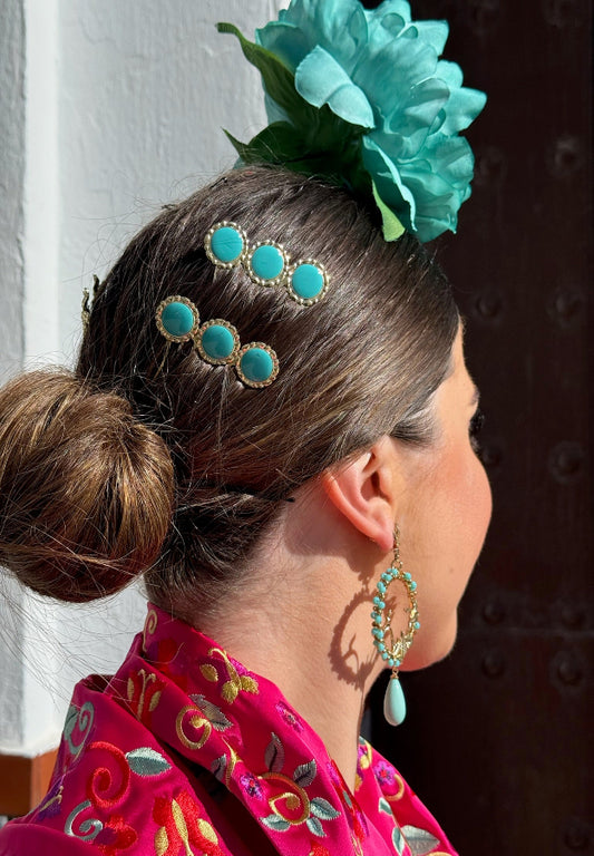 Peinecillo Rocio verde agua