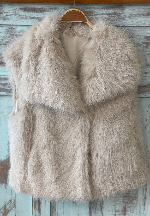 Abrigo Pelo Beige