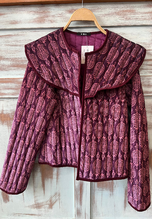 Chaqueta Olivia Burdeos