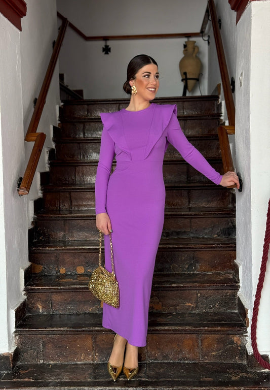 Vestido Bella lavanda