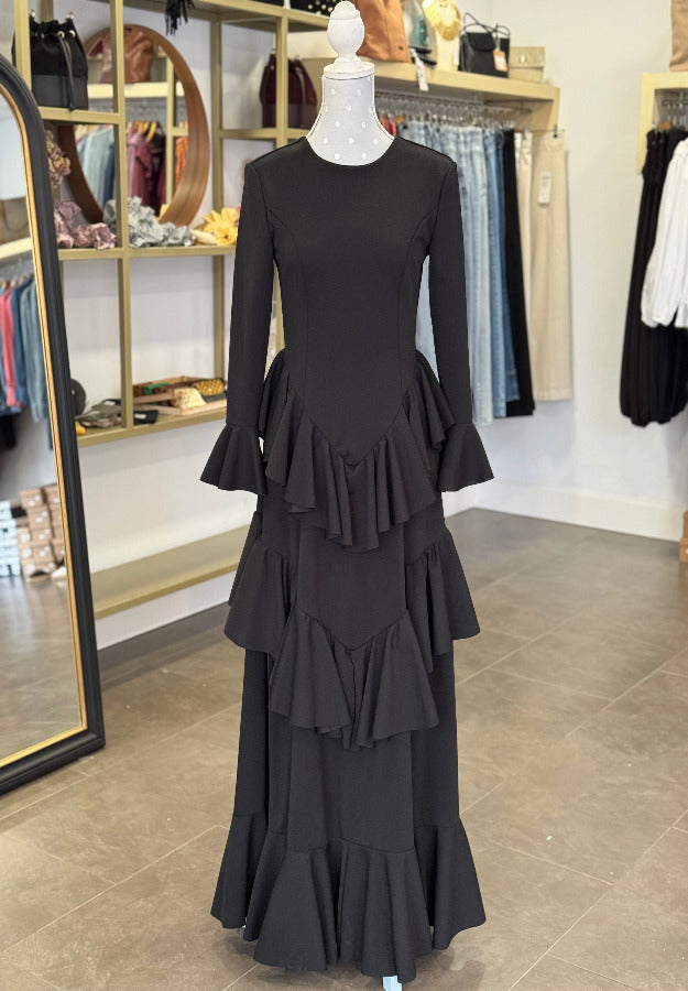 Traje flamenca Sevilla negro
