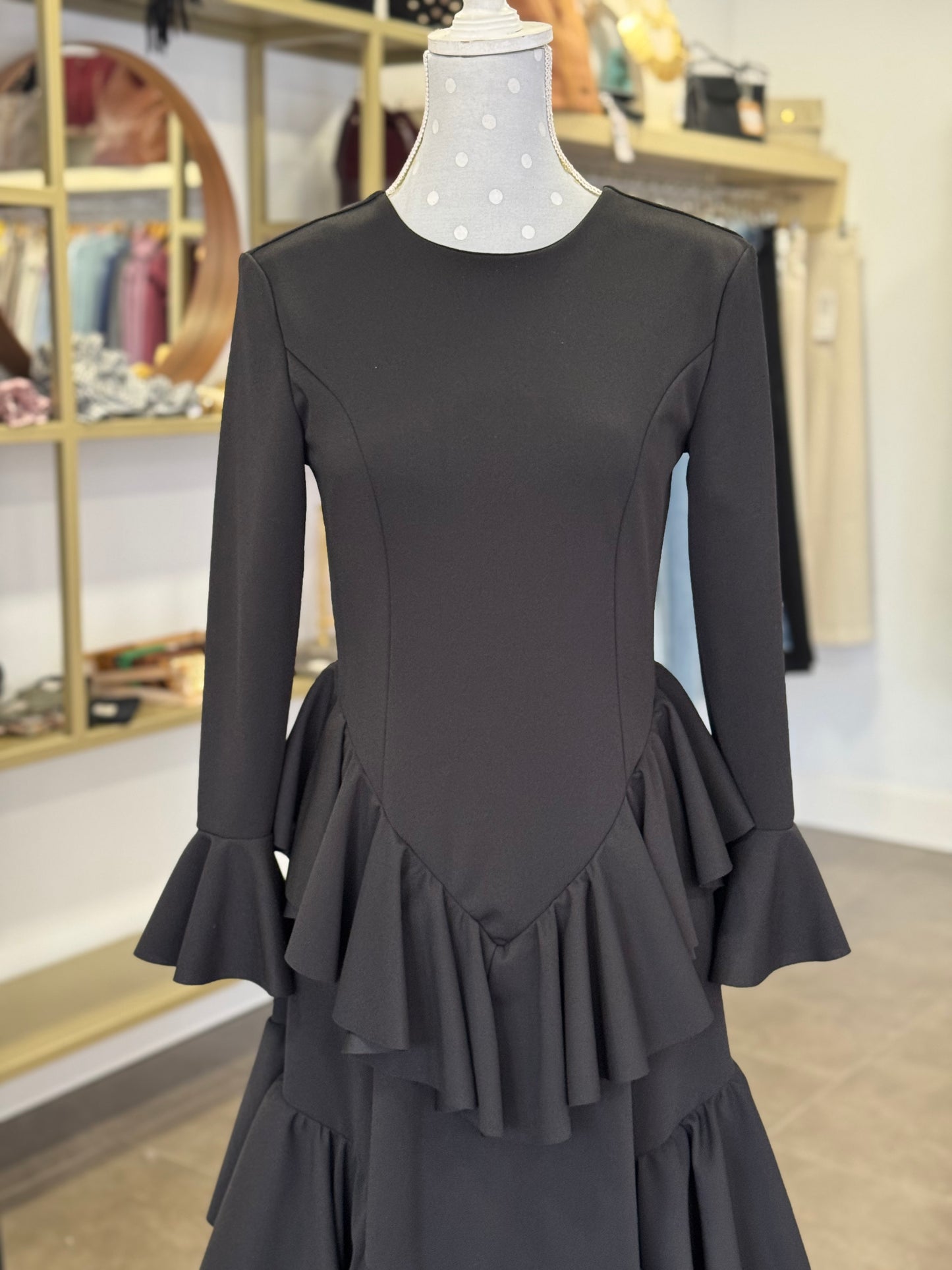 Traje flamenca Sevilla negro