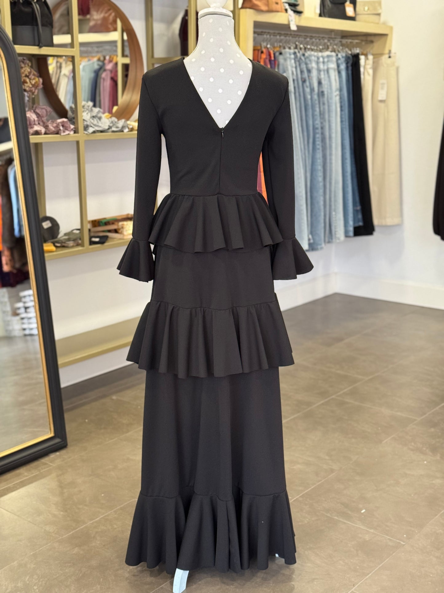 Traje flamenca Sevilla negro