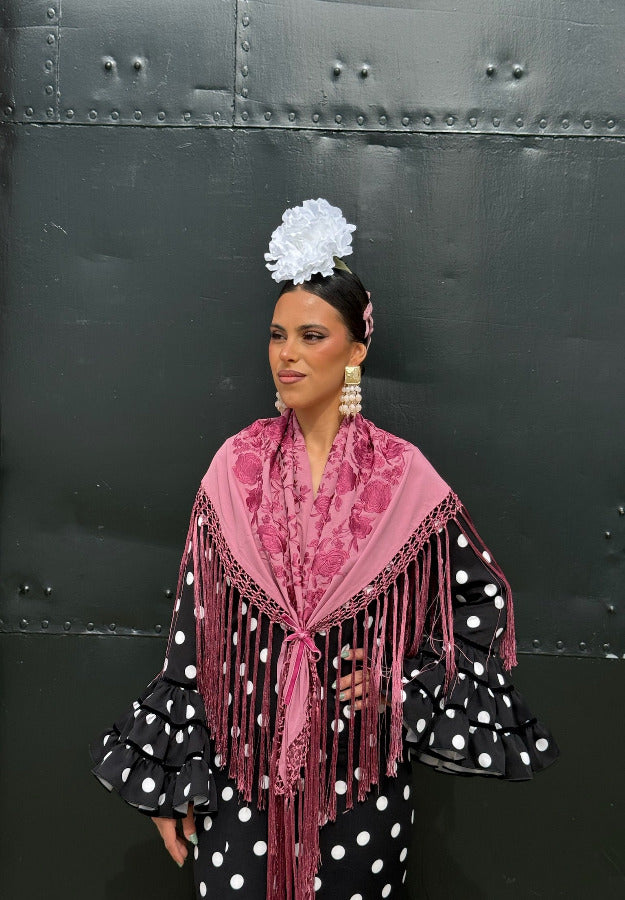 Mantón Esperanza Rosa