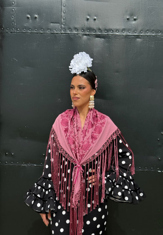 Mantón Esperanza Rosa
