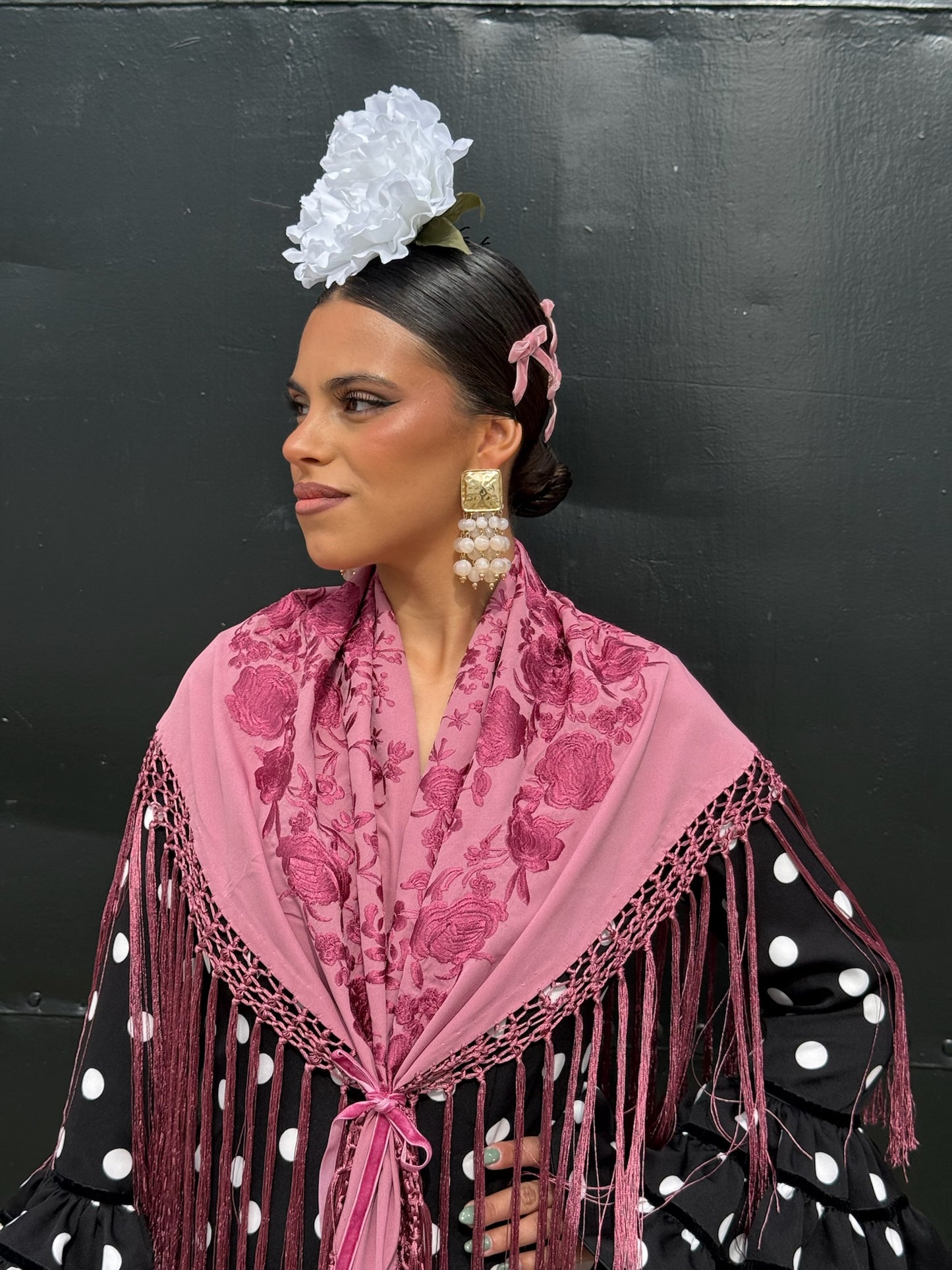 Mantón Esperanza Rosa