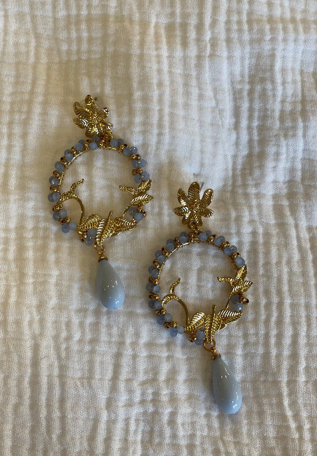 Pendiente María celeste