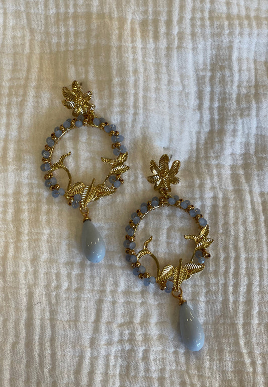 Pendiente María celeste