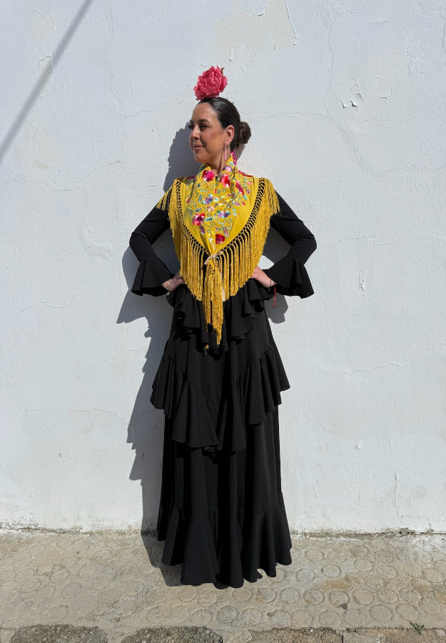 Traje flamenca Sevilla negro