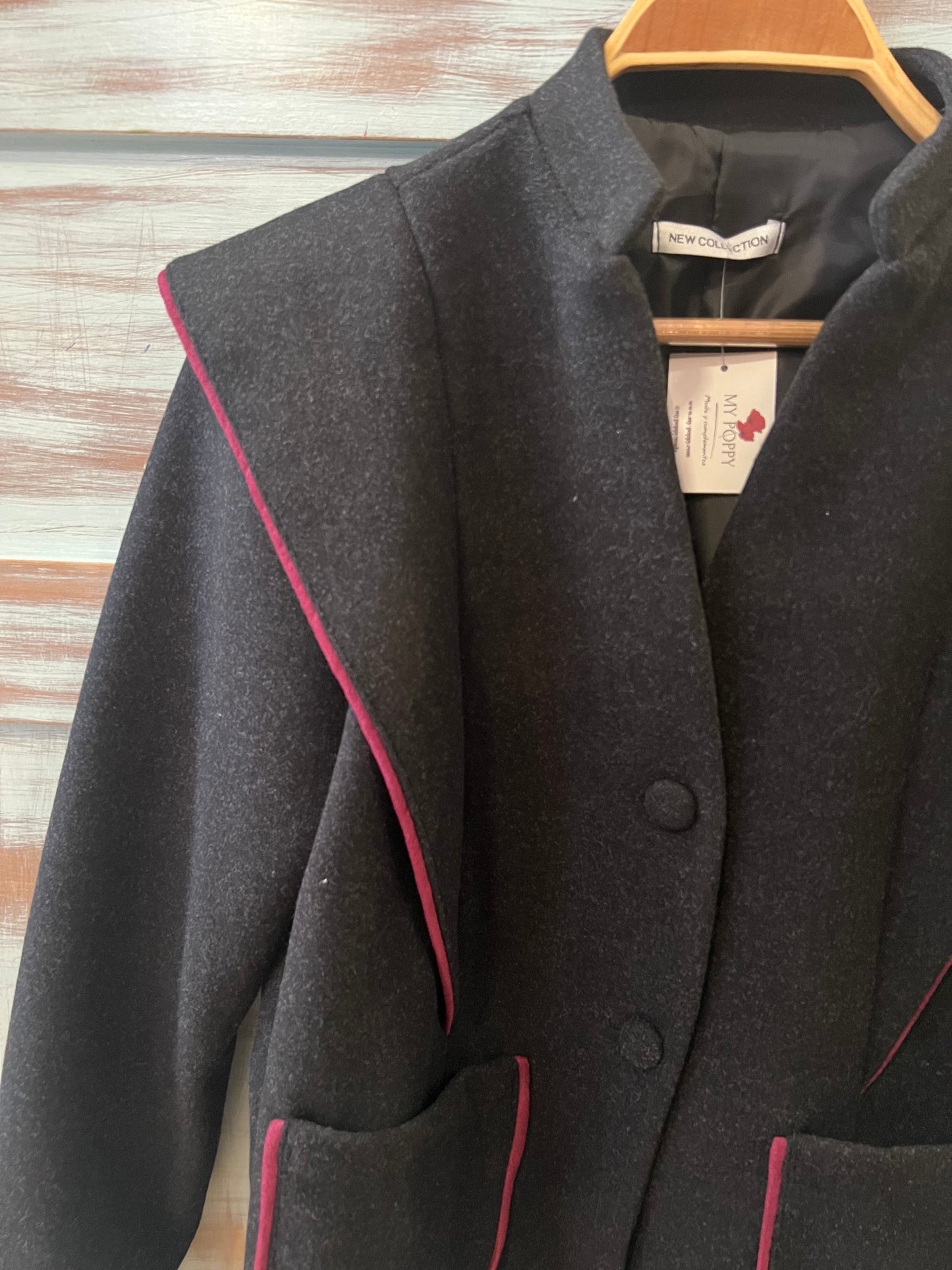 Chaqueta Carmen negra