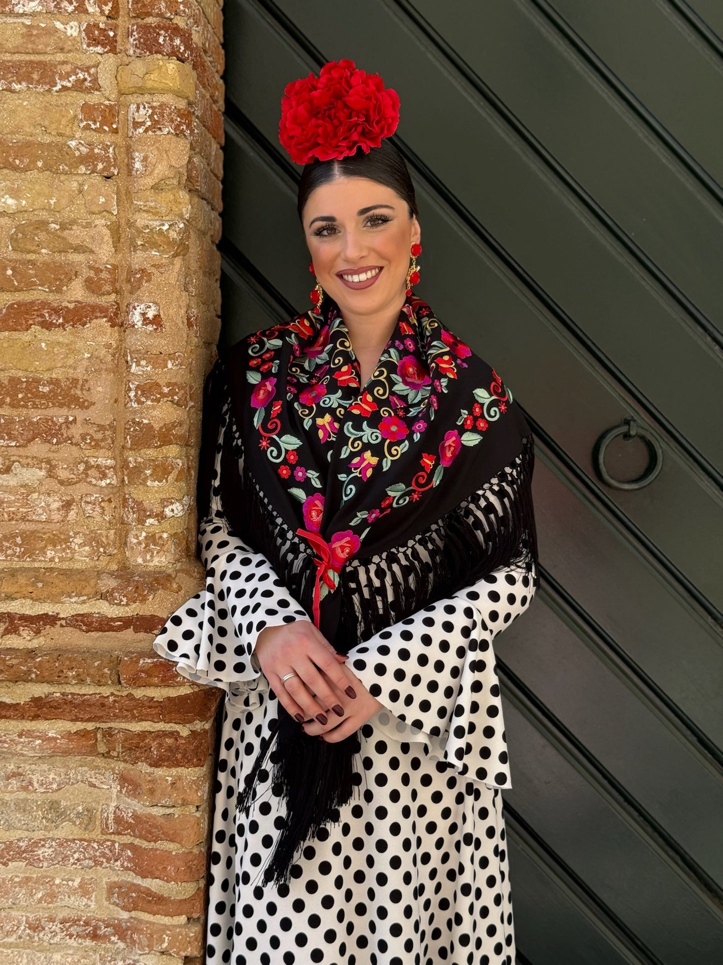 Mantón Jimena negro